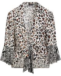 Liu Jo - Ivory Top Viscose - Lyst