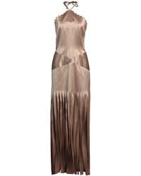 Alberta Ferretti - Maxi Dress Viscose, Cotton, Polyester, Silk, Acetate - Lyst