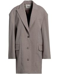 Aeron - Polyester-Viscose Tweed Single-Breasted Coat - Lyst