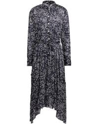 High - Tech Midi Dress Polyester - Lyst