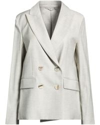 Peserico - Light Blazer Virgin Wool, Viscose, Elastane - Lyst