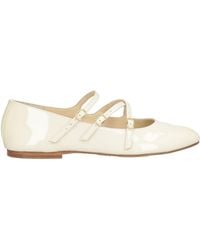 Celine - Ivory Ballet Flats Calfskin - Lyst