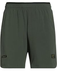 EA7 - Dark Shorts & Bermuda Shorts Polyester, Elastane - Lyst