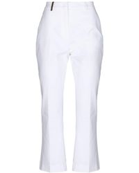 Peserico - Pants Cotton, Elastane - Lyst