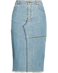 Tom Ford - Denim Skirt Cotton, Elastane - Lyst