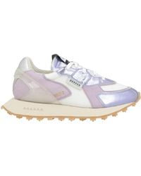 RUN OF - Sneakers Leather, Textile Fibers - Lyst