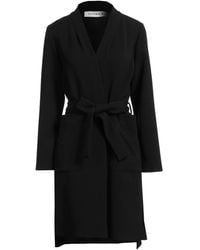Shirtaporter - Overcoat & Trench Coat Polyester, Viscose, Elastane - Lyst