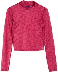 HUGO - Top Polyester, Elastane - Lyst
