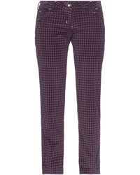 Jacob Cohen - Plum Pants Cotton, Elastane - Lyst