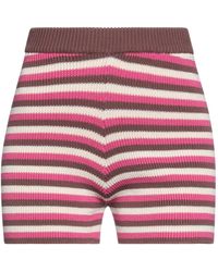 Kontatto - Dark Shorts & Bermuda Shorts Cotton - Lyst