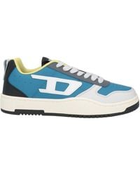 DIESEL - Azure Sneakers Calfskin - Lyst