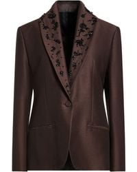 Alberta Ferretti - Blazer Virgin Wool, Silk, Polyester - Lyst
