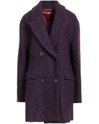 Maliparmi - Coat Acrylic, Cotton, Virgin Wool, Polyester, Viscose - Lyst