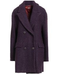 Maliparmi - Coat Acrylic, Cotton, Virgin Wool, Polyester, Viscose - Lyst