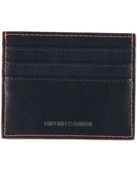 Emporio Armani - Midnight Document Holder Cow Leather - Lyst