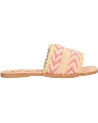 Manebí - Sandals Natural Raffia, Textile Fibers - Lyst