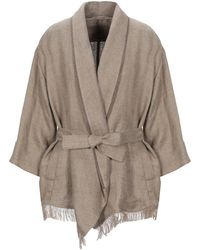 Brunello Cucinelli Overcoat - Natural