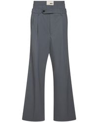 THE M.. - Pants Polyester, Virgin Wool, Elastane - Lyst