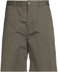 WOOD WOOD - Military Shorts & Bermuda Shorts Cotton, Elastane - Lyst