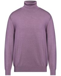 Diktat - Mauve Turtleneck Viscose, Polyamide, Acrylic, Cashmere - Lyst