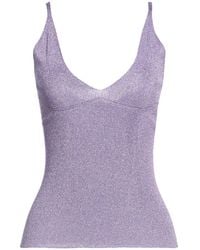 Lanvin - Lilac Top Metallic Polyester, Polyamide - Lyst