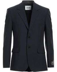 MSGM - Blazer Virgin Wool, Elastane - Lyst