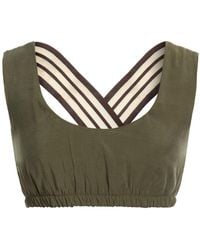 Souvenir Clubbing - Military Top Viscose, Polyester - Lyst