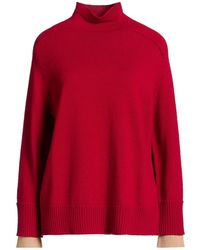 QUILISIA - Brick Turtleneck Wool, Cashmere - Lyst