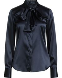 Xacus - Shirt Silk, Elastane - Lyst
