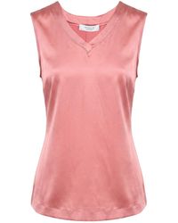 Peserico - Top Silk, Elastane - Lyst