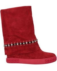 Casadei - Ankle Boots Leather - Lyst