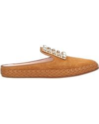 Roger Vivier - Camel Mules & Clogs Leather - Lyst