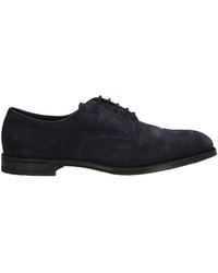 Doucal's - Midnight Lace-Up Shoes Leather - Lyst