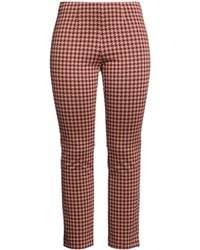 Seductive - Burgundy Pants Viscose, Polyamide, Elastane - Lyst