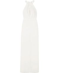 halston maxi dress