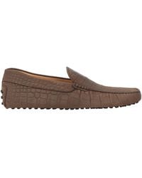 Tod's - Chocolate Loafers Leather - Lyst