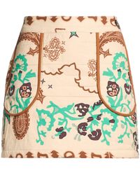 ARIZONA LOVE - Sand Mini Skirt Cotton - Lyst