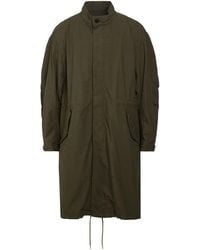 Givenchy - Military Overcoat & Trench Coat Cotton, Polyamide - Lyst