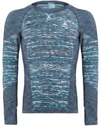 Odlo - T-Shirt Recycled Polyester, Recycled Polyamide, Polyamide, Recycled Elastane, Elastane - Lyst
