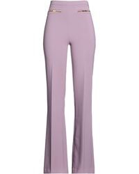 Elisabetta Franchi - Mauve Pants Polyester, Elastane - Lyst