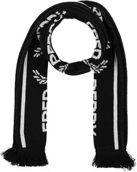Fred Perry Synthetic C7151 102 Scarf in Black for Men Mens Accessories Scarves and mufflers 