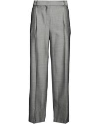 Sandro - Wool-blend Straight-leg Pants - Lyst