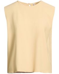 Liviana Conti - Sand Top Viscose, Acetate - Lyst