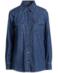 7 For All Mankind - Denim Shirt Cotton - Lyst