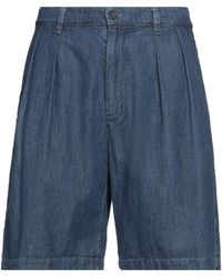 Aspesi - Denim Shorts Cotton - Lyst
