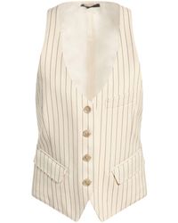 Tom Ford - Cream Tailored Vest Wool, Silk, Polyester - Lyst