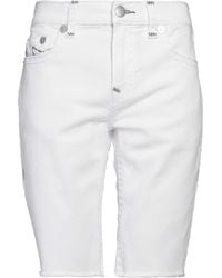 TRUE RELIGION - Denim Shorts Cotton, Elastane - Lyst