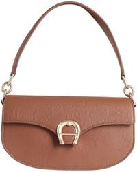 Aigner - Handbag Cow Leather - Lyst