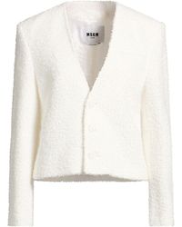 MSGM - Jacket Polyamide, Polyester, Acrylic - Lyst
