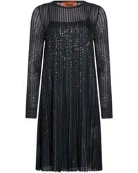 Missoni - Midi Dress Viscose, Polyamide, Metal Fiber, Elastane - Lyst